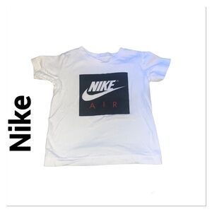 NIKE White Logo Short Sleeve T-shirt 3T